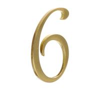 Targa Numero Civico in Rame per Porta, Casa, Ufficio, Oro | Numero di Indirizzo e Segnale Corridoio, Texture Forte, Pratico, per Abitazioni e Uffici, Stile Oro