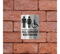 Targa per bagno, targa per bagno per uomini e donne, bagno pubblico