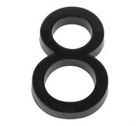 Targa per porta con numero civico 3D per esterni, con chiara visibilità, per cassette delle lettere, camera d'albergo, appartamento, ufficio, realizzata in resina ABS di lunga durata (8)