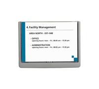 Targa per porte/pareti Click Sign - 21 x 14,9 cm (A5) - Durable