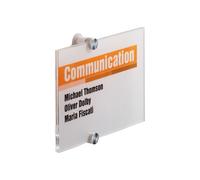 Targa per porte/pareti Crystal Sign - 21 x 14,8 cm - Durable