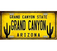 Targa per targa Inga New Sign Grand Canyon Cactus Arizona State Background, 15,2 x 30,5 cm