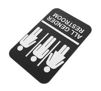 Targa Per Wc Scritta Toilette Adesivo Da Parete Bagno Indicazioni