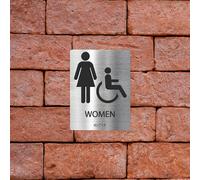 Targa per WC, Targa per Bagno, Facile Da Installare, Targa per WC Moderna per