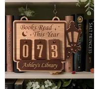 Targa Personalizzata Con Il Contalitri Dei Libri Letti - Contatore Dei Libri Letti Quest'anno Con Nome, Regalo Per Gli Amanti Dei Libri, Decorazioni Da Parete - Decorazione Per Libreria