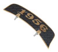 Targa personalizzata in ottone del 1956 adatta per Triumph Bsa Norton Royal...