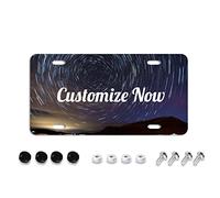 Targa personalizzata per la parte anteriore dell'auto Personalizzata, Aggiungi le tue personalizzate Testo, Immagine, Foto, Logo Art Design Etichette auto per auto Targhe anteriori 6 x 12 pollici