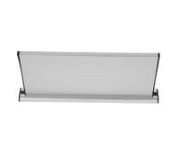 Targa Porta in Lega di Alluminio, Cartello Ufficio Elegante e Moderno | Argento, Design Minimalista e Raffinato, per Targhette Porta e Segnaletica Interna, Uso Professionale