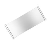 Targa Porta in Lega di Alluminio, Triangolare, Vuota, Argento | Ufficio e Clinica, Montaggio Facile su Pareti o Vetro, Stile Minimalista Elegante