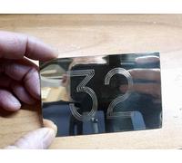 targa Porta numero civico Ottone scegli misura targhetta pergamena artiginale xx