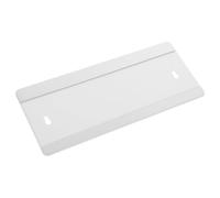 Targa Porta Scorrevole Autoadesiva in Acciaio Inox per Ufficio | Piastra Argento Retro Adesivo, Design Estraibile e Intercambiabile, per Sale Riunioni e Pareti