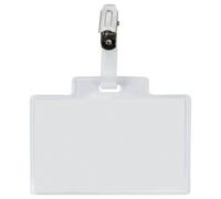 Targa portabadge con clip Sei Rota Pass 3M - formato 9,5x6 cm 318007 CF.6