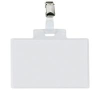 Targa portabadge con clip Sei Rota PASS 4E - formato 11x7 cm - conf. 100 pezzi - 318214 6 -14