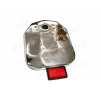 Targa posteriore cromata + riflettore personalizzata per Royal Enfield