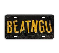 Targa replica con scritta in rilievo BEATNGU Jeepers Creepers, stile vintage effetto invecchiato, gadget, 30,5 x 15,2 cm