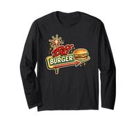 Targa retrò Biff Burger Joint Vintage Diner Maglia a Manica