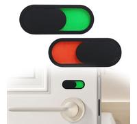 Targa Scorrevole per Porta "Libero/Occupato" - Indicatore di Stato per Bagni, Si prega di non disturbare scudo, Uffici e Sale Conferenze, Design Elegante, Adatto a Tutti i Tipi di Porte, 10 x 4 cm