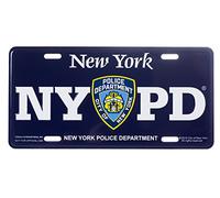 Targa souvenir di New York con gufo, prodotto ufficiale del Dipartimento di Polizia di New York.