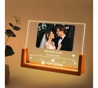 Targa Spotify Personalizzata con Foto e Codice Canzone, Regalo Originale per Compleanno, San Valentino, Anniversario, Natale, Idee Regalo per Donna e Coppia