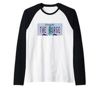 Targa The Gorge Oregon OR Columbia River Maglia con Maniche Raglan