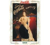 TARGA VINTAGE "1904 COCA COLA DRINK" PUBBLICITA',ADVERTISING, RETRO POSTER PLATE