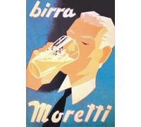 TARGA VINTAGE "1970 BIRRA MORETTI" PUBBLICITA',ADVERTISING, POSTER, PLATE, RETRO