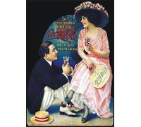 TARGA VINTAGE "COCA COLA DRINK"PUBBLICITA', ADVERTISING, POSTER, BAR PLATE