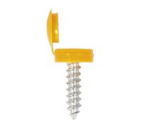 Targa Vite Con Aletta Tappo 4.2 x 19mm Giallo Confezione Di 50 - Sealey NPY50