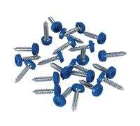 Targa Vite Plastica Racchiuso Testa 4.8 x 24mm Blu Confezione Di 50 - Sealey