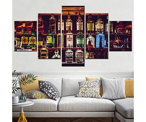 Targawerelax Quadro Su Tela Bar E Ristoranti Alcool Viski Canvas Wall Art Immagini Modern Home Decor Camera Da Letto Decorazione Modular Living Room Painting 100x55cm