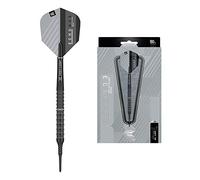 TARGET 19g Soft Tip Darts Freccette Echo 12 90% tungsteno Punta Morbida Set Unisex, Nero e Grigio