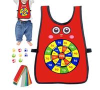 Target Ball Vest Game - Rapid Throw Training Kit, Resilient Catch Panel, Breathable Gear, Portable Build Design, Stable Handheld Activity Tool | For Backyard Playground Seaside Sports School Group Eve