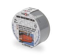 TARGET CRB2550B - Nastro riflettente SOLAS - 25 metri x 50 millimetri - Barche - Imbarcazioni - Sicurezza marittima - Omologata - Adesiva - Segnalazione - Alta Visibilità - Segnalazione