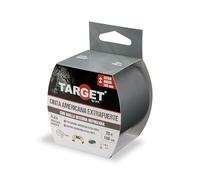 TARGET CTP20100N - Nastro americano extra forte, resistente | rinforzato con rete, fino a 0,43 mm di spessore (argento, 20 m x 100 mm)