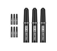 Target Darts 3 x Sets Nero PRO Grip Evo Aste per Freccette con Top in Nylon - 9 in Totale