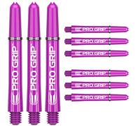 TARGET Darts 3 X Sets of 9 3 Set di Freccette Viola PRO Grip Shaft Intermediate - 22,9 cm in Totale Unisex, Intermediate-41mm