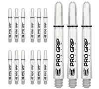 Target Darts 5 x Sets di Bianco PRO Grip Spin Steli di dardo Medio - 15 Alberi per Freccette in Totale