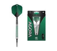 Target Darts Agora Verde AV34 18G 90% Set di Freccette a Punta Morbida in tungsteno
