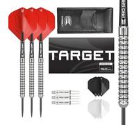 Target Darts Artemis 25G Set di Freccette con Punta in Acciaio al tungsteno - 6 Alberi PRO Grip - 9 Voli PRO Ultra - Portafoglio Dart - Dart Counter App Coupon Bundle