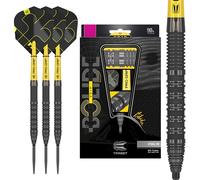 Target Darts Bolide Void 90% Tungsteno, Freccette con Punta in Acciaio Swiss Point | Barrel 01, 23G | Set di Freccette Professionali, Freccette Nere, Strumento Swiss Point Incluso