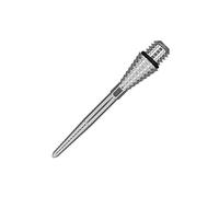 Target Darts Conversion Punti Swiss Point Grooved Argento 30mm Punti Freccette - Convert Punta Morbida To Punta d'Acciaio