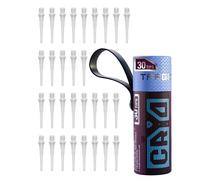 Target Darts Cryo Punta Morbida Punto Multipack Set di 30 Punte, Bianco | Confezione di Punte, Accessori Professionali per Freccette, Punte di Ricambio in Plastica, Filettatura 2BA
