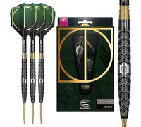 Target Darts Cult-Set di Freccette con Punta in Acciaio al 90% tungsteno, Unisex, Nero, Verde e Oro, 21 g