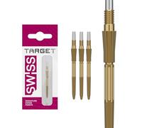 Target Darts Elysian Archetype 43 Swiss Point | Set di 3 Punte | 30MM - Oro | Cambia Punte delle Freccette, Punti Storm Svizzeri, Accessori Professionali Freccettes