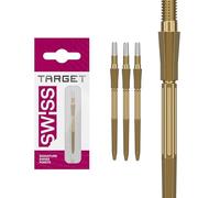 Target Darts Elysian Archetype 43 Swiss Point | Set di 3 Punte | 35MM - Oro | Cambia Punte delle Freccette, Punti Storm Svizzeri, Accessori Professionali Freccettes