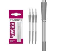 Target Darts Elysian Archetype 43 Swiss Point | Set di 3 Punte | 42MM - Argento | Cambia Punte delle Freccette, Punti Storm Svizzeri, Accessori Professionali Freccettes