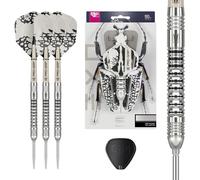 TARGET Darts EXO Edition 90% Tungsteno Punta Freccette Set - 23g Barrel SP03 - Set di freccette punta in acciaio, freccette Swiss Point con asta Pro Grip e alette n. 6, attrezzo SP incluso