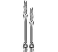 TARGET Darts Fixed Slim Titanium Dart Shafts Flight System, Alberi per Freccette Unisex, Argento, 26 mm