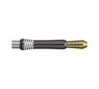 Target Darts Heli Ti Black Darts Shaft, Alberi per Freccette Unisex-Adulto, Nero, Oro e Argento, Corto