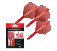 Target Darts K Flex Alette e Aste per Freccette Integrate, No.6 | Confezione da